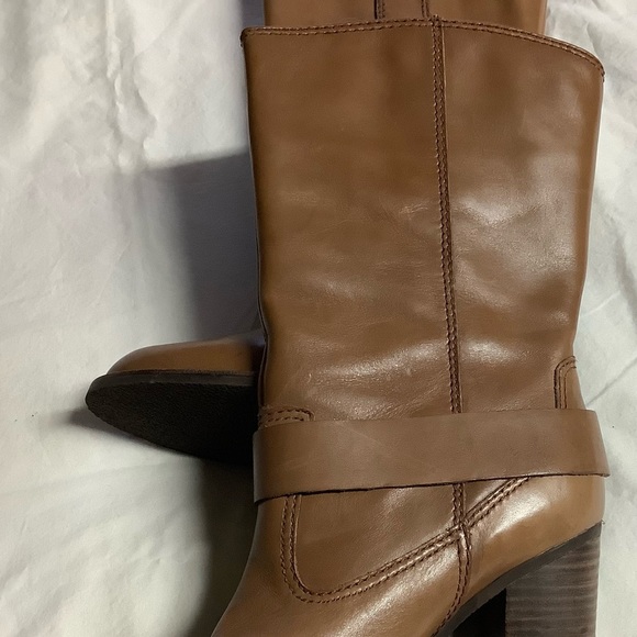 BCBGeneration Mid Calf Leather Boot, Size 9.5M - Picture 7 of 9
